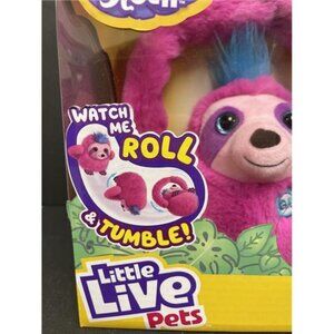 NIB Little Live Pets Rollo The Sloth - Bendable Ar
